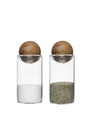 Oak salt/-pepper set default Oak salt/-pepper set default