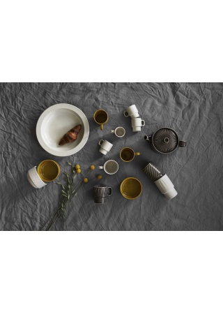 Servírovací miska COFFEE & MORE, bílá Servírovací miska COFFEE & MORE, bílá