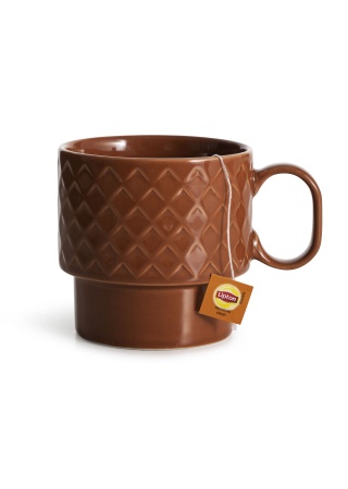 Čajový hrnek COFFEE & MORE, terracotta default 