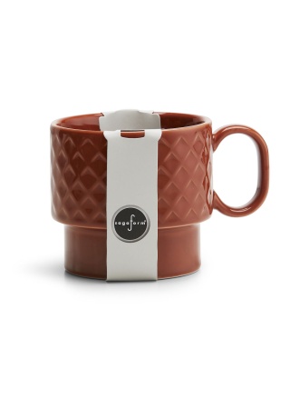 Čajový hrnek COFFEE & MORE, terracotta  