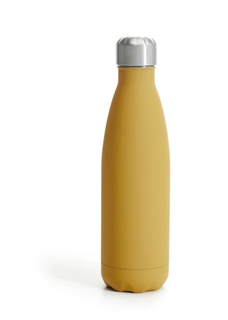 NILS STEEL BOTTLE RUBBER FINISH YELLOW, 50CL 12/24 H default NILS STEEL BOTTLE RUBBER FINISH YELLOW, 50CL 12/24 H default