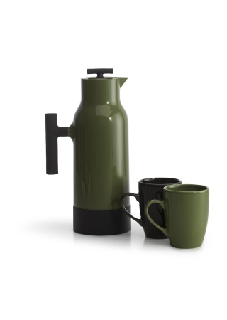 Termo konvička na kávu Sagaform Accent khaki Termo konvička na kávu Sagaform Accent khaki