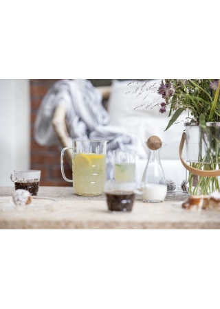 Hrnek na kafe PIKNIK, 4 ks, transparent Hrnek na kafe PIKNIK, 4 ks, transparent