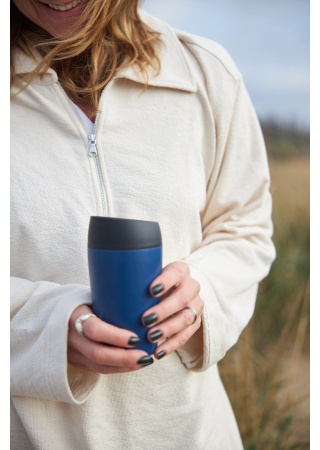 TRAVEL MUG WITH LOCKING FUNCTION SMALL, BLUE TRAVEL MUG WITH LOCKING FUNCTION SMALL, BLUE