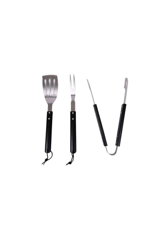 FREDDE BBQ SET 3-PCS, BLACK default FREDDE BBQ SET 3-PCS, BLACK default
