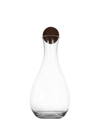 NATURE WINE CARAFE WITH CORK STOPPER default NATURE WINE CARAFE WITH CORK STOPPER default
