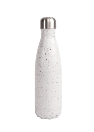NILS STEEL BOTTLE WHITE/BLACK 12/24H, 50CL default NILS STEEL BOTTLE WHITE/BLACK 12/24H, 50CL default