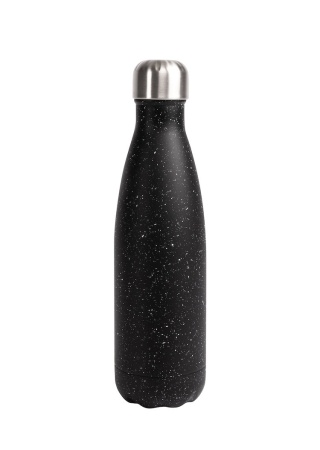 NILS STEEL BOTTLE BLACK/WHITE 12/24H, 50CL default NILS STEEL BOTTLE BLACK/WHITE 12/24H, 50CL default