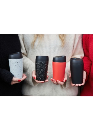 LOKE TRAVEL MUG WITH LOCKING FUNCTION SMALL, BLACK LOKE TRAVEL MUG WITH LOCKING FUNCTION SMALL, BLACK