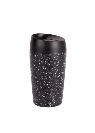 LOKE TRAVEL MUG, LOCKING FUNCTION S, BLACK/WHITE default LOKE TRAVEL MUG, LOCKING FUNCTION S, BLACK/WHITE default