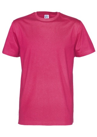 Pánské tričko Cottover (GOTS) Cerise, třešňová Front Pánské tričko Cottover (GOTS) Cerise, třešňová Front