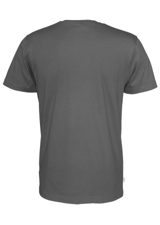 Pánské tričko Cottover (GOTS) Tmavě šedá Charcoal Back Pánské tričko Cottover (GOTS) Tmavě šedá Charcoal Back
