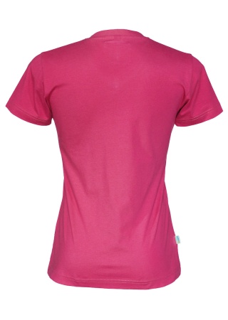 Dámské tričko Cottover s výstřihem do Cerise, třešňová Back Dámské tričko Cottover s výstřihem do Cerise, třešňová Back