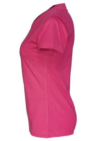 Dámské tričko Cottover s výstřihem do Cerise, třešňová Side Dámské tričko Cottover s výstřihem do Cerise, třešňová Side