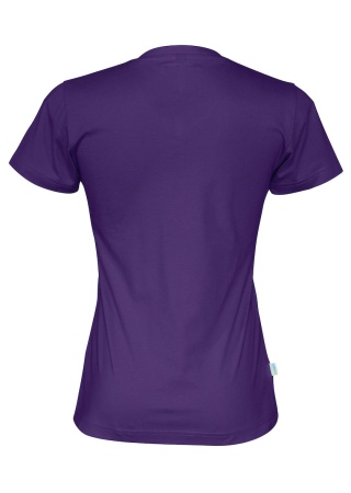 Dámské tričko Cottover s výstřihem do Purpurová, nachová Back Dámské tričko Cottover s výstřihem do Purpurová, nachová Back