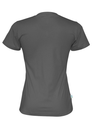 Dámské tričko Cottover s výstřihem do Tmavě šedá Charcoal Back Dámské tričko Cottover s výstřihem do Tmavě šedá Charcoal Back
