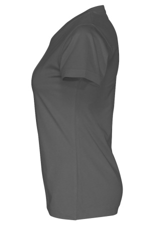 Dámské tričko Cottover s výstřihem do Tmavě šedá Charcoal Side Dámské tričko Cottover s výstřihem do Tmavě šedá Charcoal Side