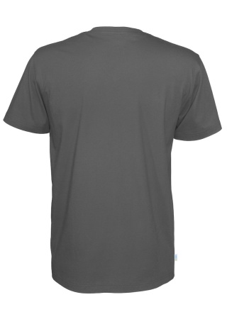 Pánské tričko Cottover s výstřihem do Tmavě šedá Charcoal Back Pánské tričko Cottover s výstřihem do Tmavě šedá Charcoal Back