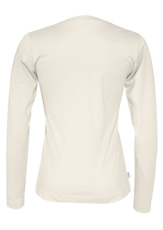 Dámské tričko Cottover s dlouhým rukávem (GOTS) Off white Back Dámské tričko Cottover s dlouhým rukávem (GOTS) Off white Back