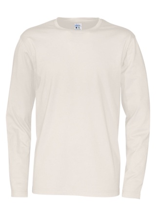 Pánské tričko Cottover s dlouhým rukávem (GOTS) Off white Front Pánské tričko Cottover s dlouhým rukávem (GOTS) Off white Front