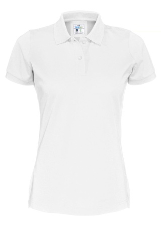 Dámské polo tričko Cottover PIQUÉ (GOTS) Bílá Front Dámské polo tričko Cottover PIQUÉ (GOTS) Bílá Front