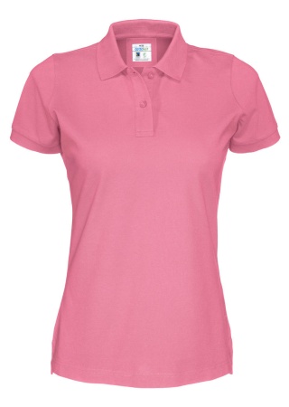 Dámské polo tričko Cottover PIQUÉ (GOTS) Růžová Front Dámské polo tričko Cottover PIQUÉ (GOTS) Růžová Front