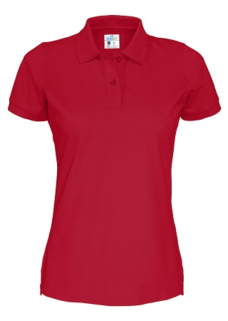 Dámské polo tričko Cottover PIQUÉ (GOTS) Červená Front Dámské polo tričko Cottover PIQUÉ (GOTS) Červená Front