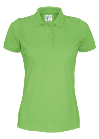 Dámské polo tričko Cottover PIQUÉ (GOTS) Zelená Front Dámské polo tričko Cottover PIQUÉ (GOTS) Zelená Front
