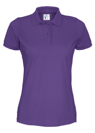 Dámské polo tričko Cottover PIQUÉ (GOTS) Purpurová, nachová Front Dámské polo tričko Cottover PIQUÉ (GOTS) Purpurová, nachová Front
