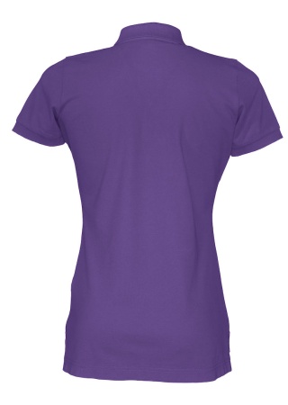 Dámské polo tričko Cottover PIQUÉ (GOTS) Purpurová, nachová Back Dámské polo tričko Cottover PIQUÉ (GOTS) Purpurová, nachová Back