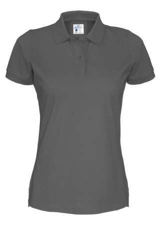 Dámské polo tričko Cottover PIQUÉ (GOTS) Tmavě šedá Charcoal Front Dámské polo tričko Cottover PIQUÉ (GOTS) Tmavě šedá Charcoal Front