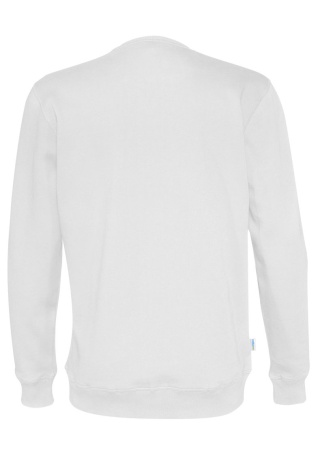 Mikina CREW NECK (GOTS) Bílá Back Mikina CREW NECK (GOTS) Bílá Back