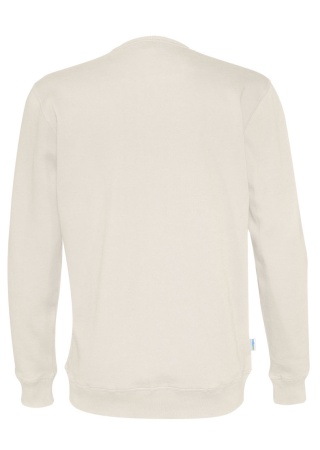 Mikina CREW NECK (GOTS) Off white Back Mikina CREW NECK (GOTS) Off white Back