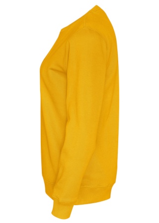 Mikina CREW NECK (GOTS) Žlutá Side Mikina CREW NECK (GOTS) Žlutá Side