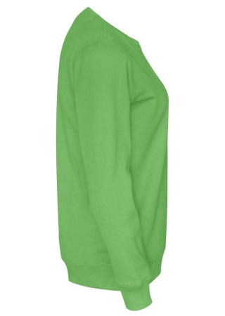 Mikina CREW NECK (GOTS) Zelená Side Mikina CREW NECK (GOTS) Zelená Side