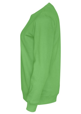 Mikina CREW NECK (GOTS) Zelená Side Mikina CREW NECK (GOTS) Zelená Side