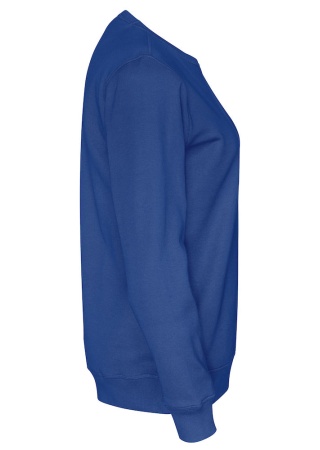 Mikina CREW NECK (GOTS) Královská modrá Side Mikina CREW NECK (GOTS) Královská modrá Side