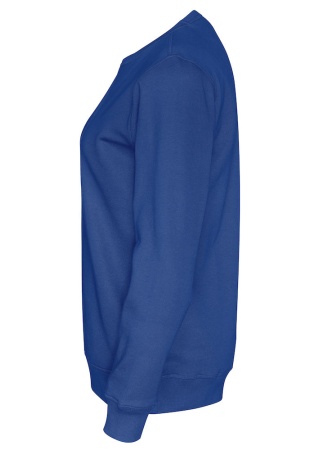 Mikina CREW NECK (GOTS) Královská modrá Side Mikina CREW NECK (GOTS) Královská modrá Side
