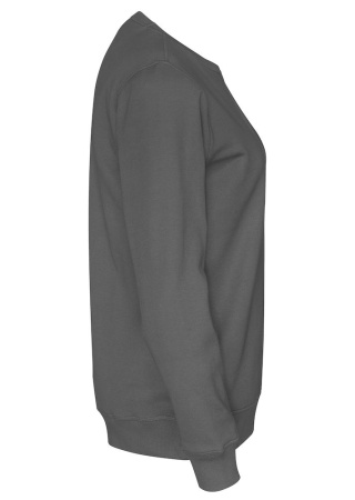 Mikina CREW NECK (GOTS) Tmavě šedá Charcoal Side Mikina CREW NECK (GOTS) Tmavě šedá Charcoal Side