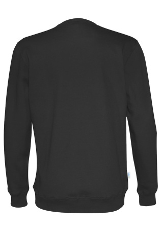 Mikina CREW NECK (GOTS) Černá Back Mikina CREW NECK (GOTS) Černá Back