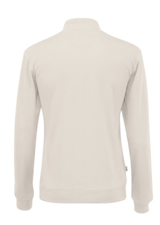 Mikina Cottover s 1/2 zipem (GOTS) Off white Back Mikina Cottover s 1/2 zipem (GOTS) Off white Back