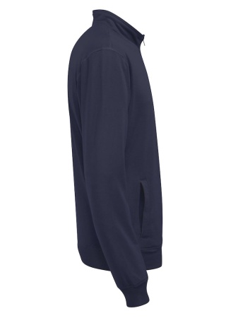 Mikina Cottover s 1/2 zipem (GOTS) Námořní modř Side Mikina Cottover s 1/2 zipem (GOTS) Námořní modř Side