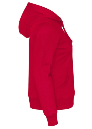 Dámská mikina Cottover s kapucí Červená Side