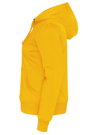 Dámská mikina Cottover s kapucí Žlutá Side