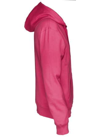 Celopropínací mikina Cottover (GOTS) Cerise, třešňová Side Celopropínací mikina Cottover (GOTS) Cerise, třešňová Side