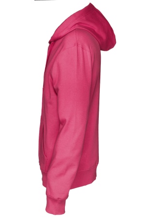 Celopropínací mikina Cottover (GOTS) Cerise, třešňová Side Celopropínací mikina Cottover (GOTS) Cerise, třešňová Side