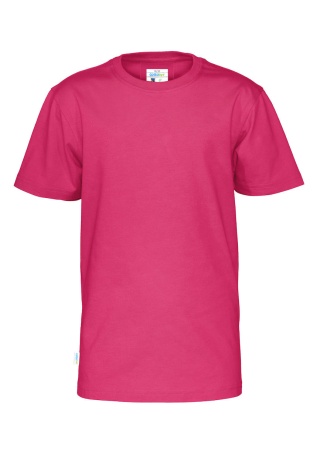 Dětské tričko Cottover (GOTS) Cerise, třešňová Front Dětské tričko Cottover (GOTS) Cerise, třešňová Front