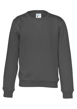 Dětská mikina Cottover (GOTS) Tmavě šedá Charcoal Front Dětská mikina Cottover (GOTS) Tmavě šedá Charcoal Front