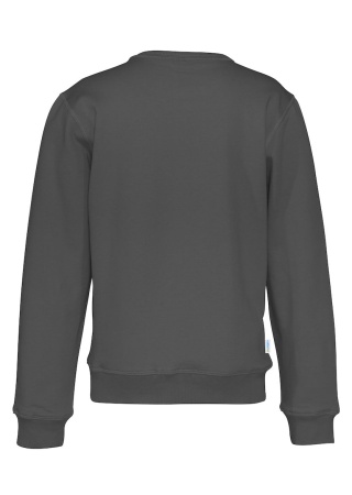 Dětská mikina Cottover (GOTS) Tmavě šedá Charcoal Back Dětská mikina Cottover (GOTS) Tmavě šedá Charcoal Back