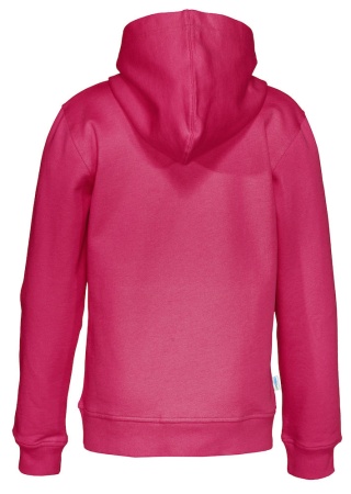 Dětská mikina s kapucí (GOTS) Cerise, třešňová Back Dětská mikina s kapucí (GOTS) Cerise, třešňová Back